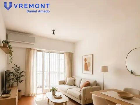 Semipiso de 2 ambientes en venta en Caballito con balcon