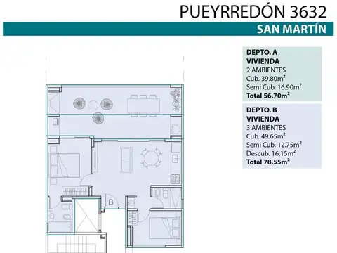Departamento en Venta en Centro, USD 102.000