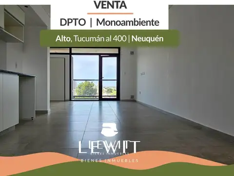 VENTA DEPARTAMENTOS MONOAMBIENTES A ESTRENAR DE 43 m² EN NEUQUEN ZONA CENTRO