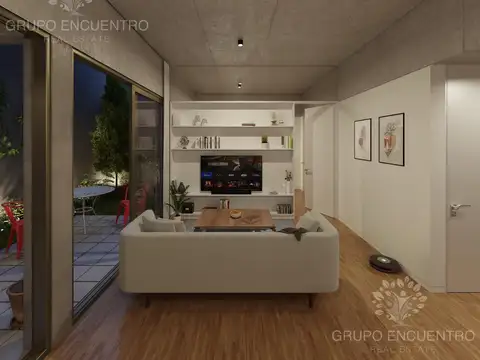 Departamento 2 ambientes con 1 baño