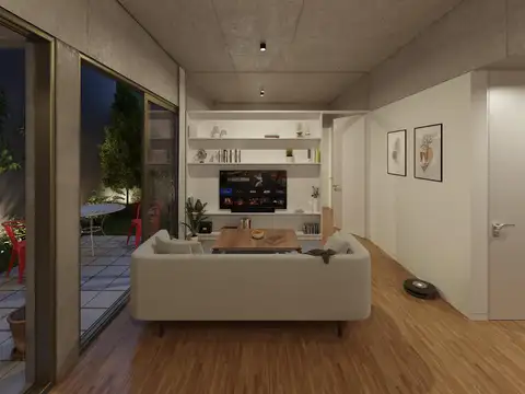 Departamento 2 ambientes con 1 baño