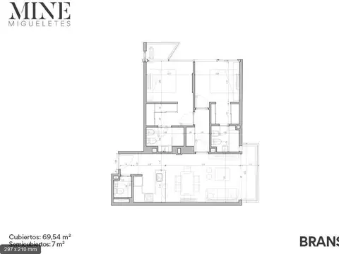 Departamento en Venta de 3 ambientes