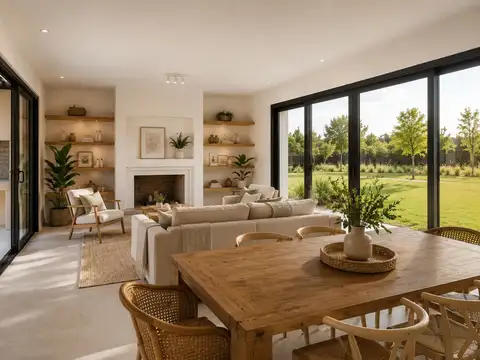 Casa 3 ambientes con 2 baños