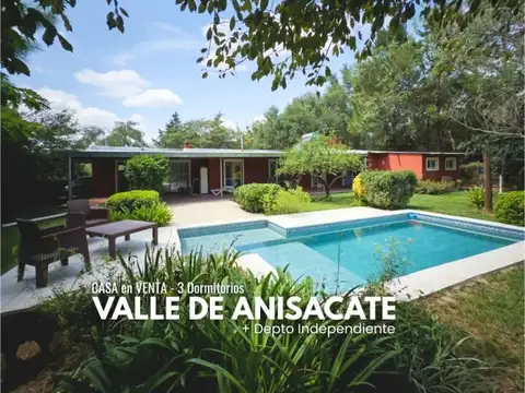 Casa Quinta + Depto Independiente | Valle De Anisacate