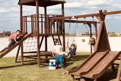 Áreas comunes sum, club-house, juegos en Chacras La Trinidad en .  en Cañuelas, Buenos Aires