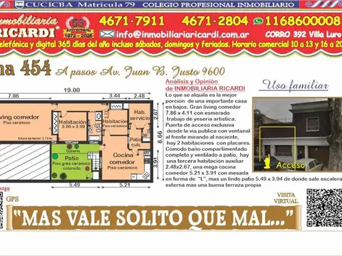 MAS VALE SOLITO QUE MAL -  USO FAMILIAR