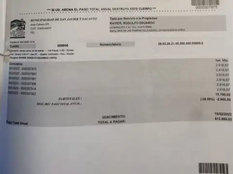 Campo En San Javier Cordoba