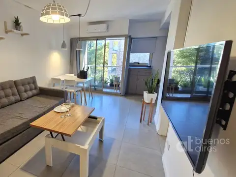 Departamento en  alquiler temporario en Belgrano C con balcón y amenities