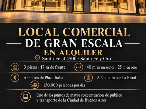 Local  en Alquiler en Palermo, Capital Federal, Buenos Aires