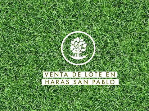 Terreno en Venta en Haras San Pablo, USD 75.000