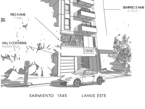 Departamento de 4 amb, a estrenar, lanus este