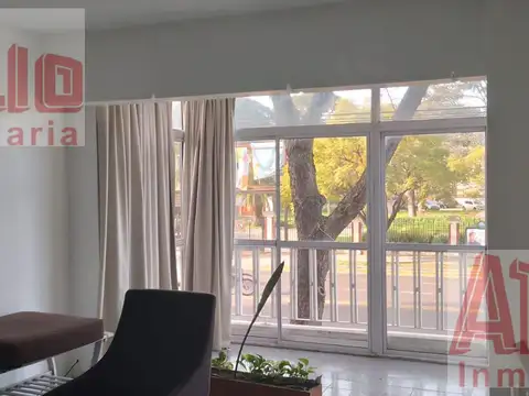 Departamento Nuñez 1Ambiente equipado balcón frente Libertador a mts Club Ciudad