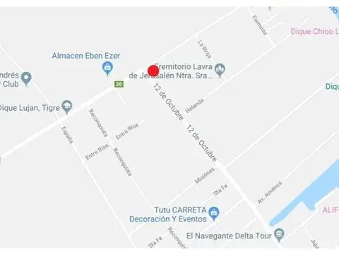 Terreno en Venta 42  mts Fondo