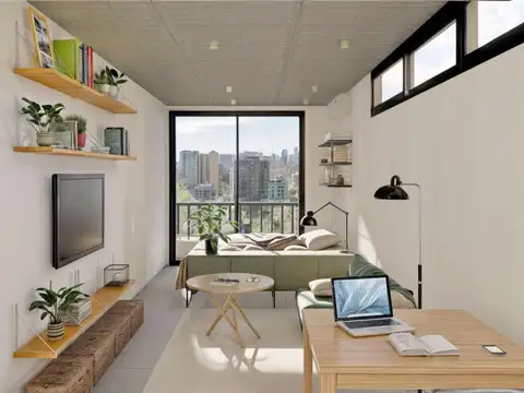Departamento Monoambiente con 1 baño