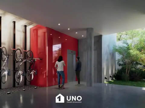 Departamento 3 ambientes con 2 baños