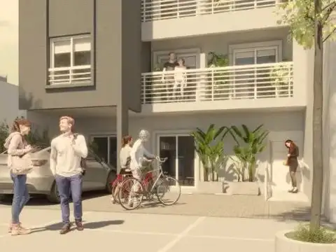 VENTA DEPARTAMENTO 1 AMBIENTE CON TERRAZA CONTRAFRENTE EN SEGUNDO PISO. VILLA LUZURIAGA