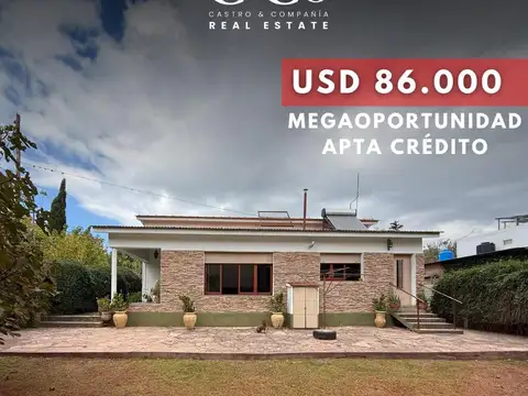 Venta Propiedad Céntrica De 3 Dormitorios Y Cochera En Tanti (Gas Natural En Puerta)