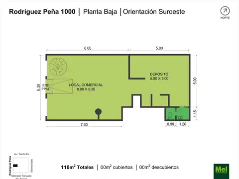 Local en Venta en Barrio Norte, USD 298.000