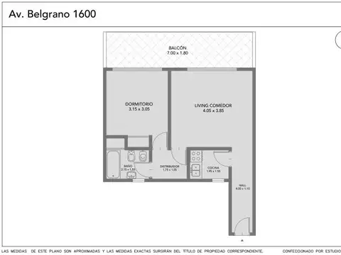 Departamento en Venta en Monserrat, USD 70.000