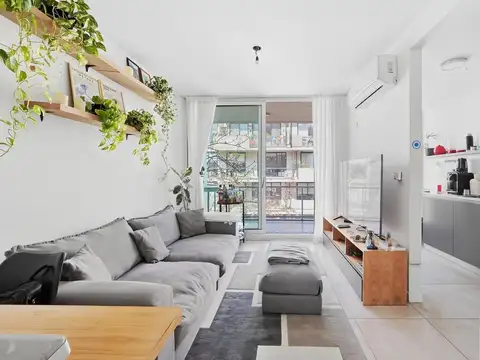 Departamento dos ambientes con amenities, cochera y balcón en alquiler en villa urquiza