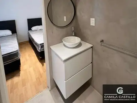 Departamento 2 ambientes con 2 baños