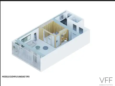 Oficina de planta libre en Chacarita, Distrito Audiovisual