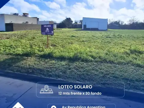 Lote en venta