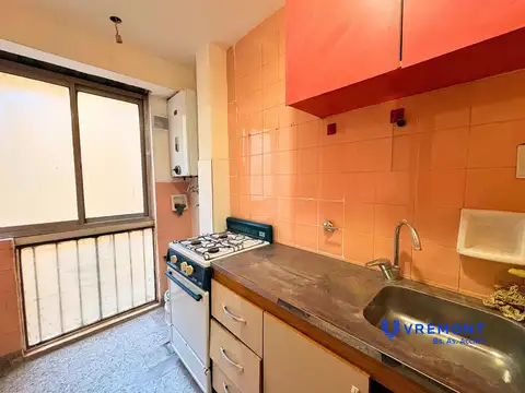 Departamento 2 ambientes con 1 baño