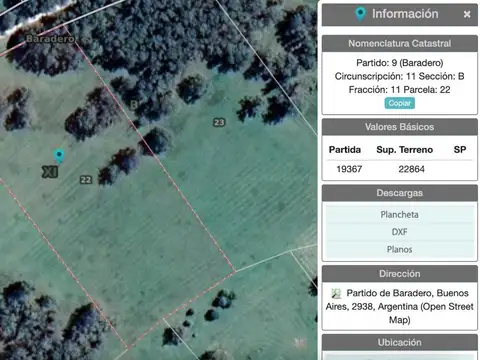 Terreno en  Baradero