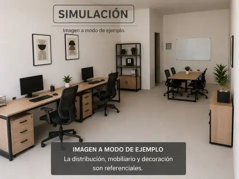 Oficina Monoambiente con 1 baño