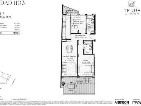 Departamento en Venta de 2 dormitorios