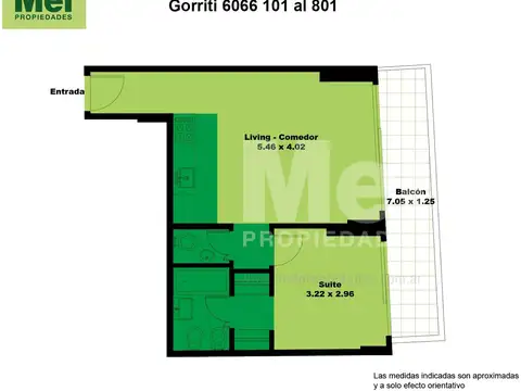 Departamento en Venta de 2 ambientes