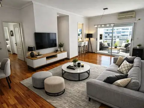 3 amb. - muy luminoso - balcon con parrilla.-