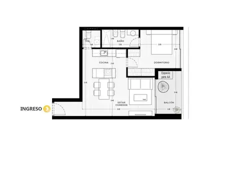 Departamento - Nuestra Señora de Lourdes