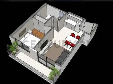 Departamento en Venta en Balvanera, USD 80.000