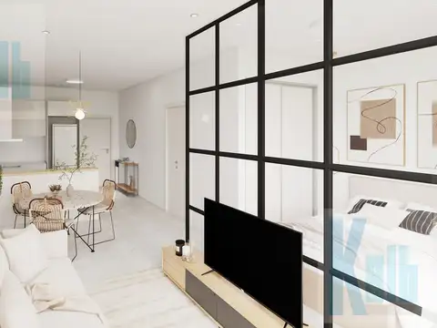 Departamento Monoambiente con 1 baño