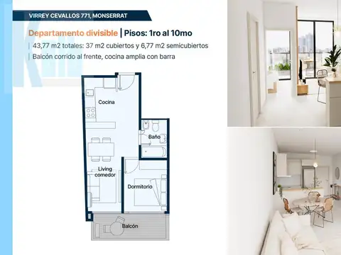 Departamento en Venta al Este