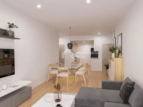 Departamento 3 ambientes con 1 baño
