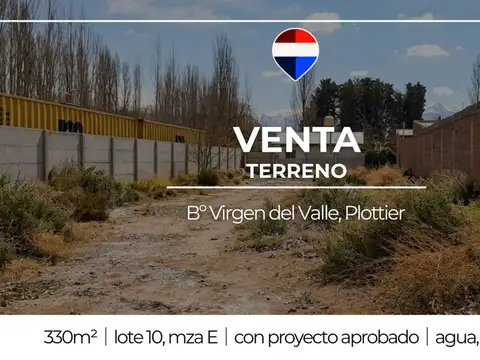 VENTA Lote en Loteo Virgen del Valle, Plottier