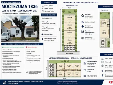 Aldo Bonzi, Moctezuma 1800
