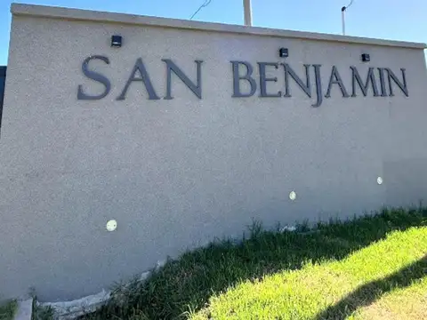 Terreno en venta  Barrio cerrado SAN BENJAMIN