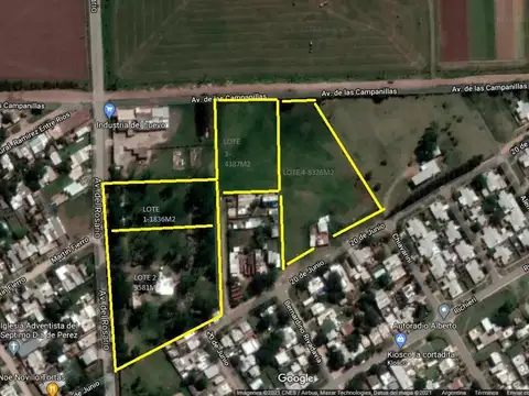 VENTA  DE FRACCIONES DE TERRENO- PEREZ-