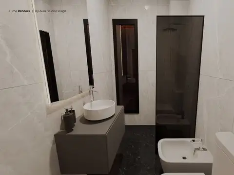 Departamento 2 ambientes con 1 baño