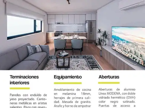 Departamento en Venta de Monoambiente