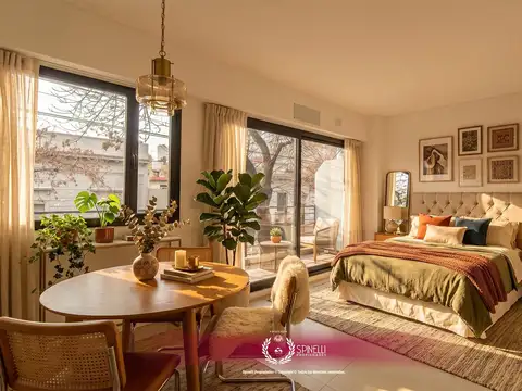 Venta departamento monoambiente 38m² con balcón al frente en San Cristóbal a estrenar gran categoría