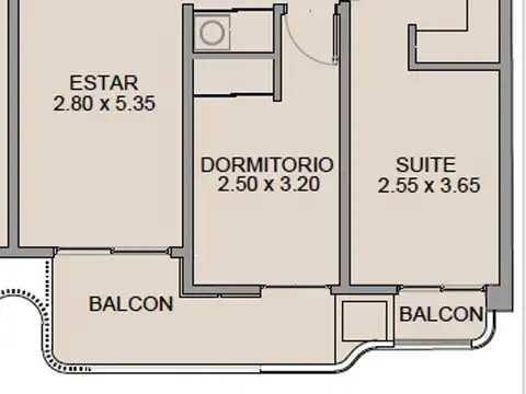 Departamento en Venta de 3 ambientes