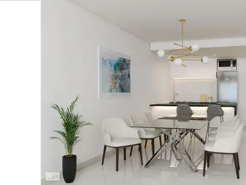 Departamento 3 ambientes con 2 baños