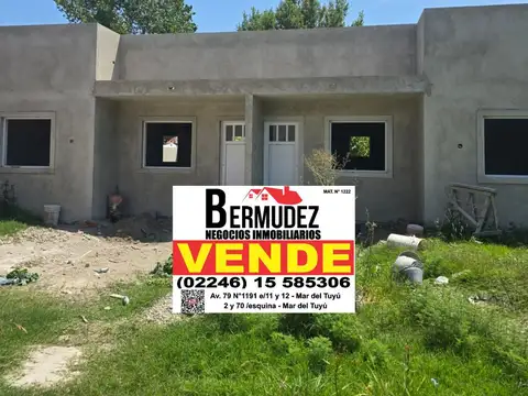 Venta Chalet 3 Ambientes En Construcción Av 79 Entre 9 Y 10 Mar Del Tuyu