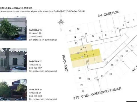 Terreno en Venta en Boedo, USD 199.000