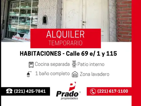 ALQUILER HABITACIONES CON BAÑO COMPLETO - FRENTE A HOSPITAL SAN MARTIN